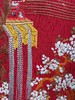 仅一件！XL码【断码清仓】重皱桑蚕丝重工刺绣中国风红色刺绣长款开衫复古宽松两件套连衣裙ZFYY013 商品缩略图10
