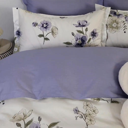罗曼罗兰 全棉四件套伊芙花语200*230cm 6925314751711 商品图3