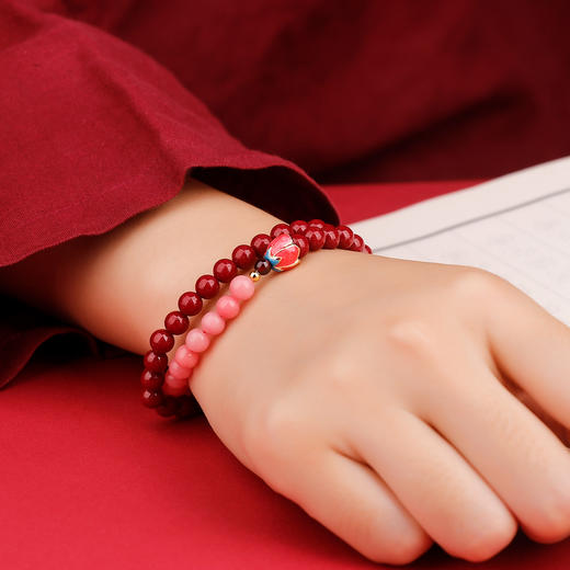 红纹石朱砂手链 商品图1