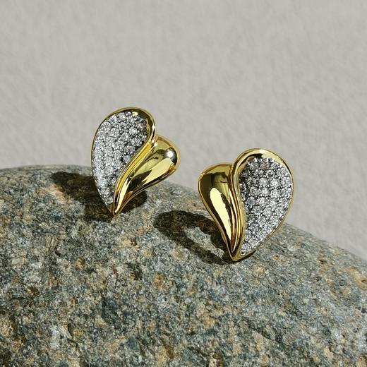 【爱意永恒·挚爱】爱心耳钉 商品图1