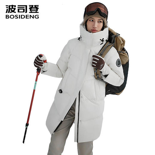 波司登25新款羽绒服女鹅绒90绒极寒连帽外套B250242304 商品图0