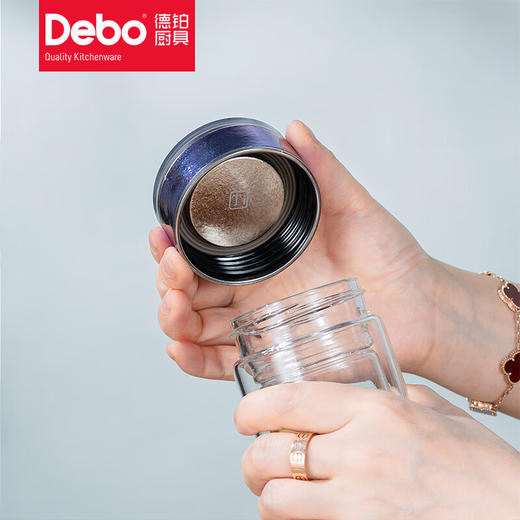Debo德铂 金斯利 (温显玻璃钛杯)320ml DEP-DS408 商品图4