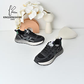 经典鲨2025年秋季专柜新品男士透气舒适跑步系带休闲鞋KW222-533161