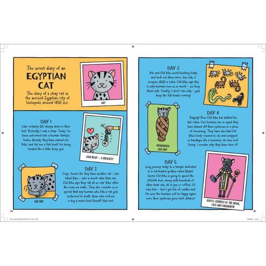 【中商原版】英文原版 Mike Barfield 儿童科普绘本 A Day in the Life of 地球上的爆笑生活历史事实 进口童书 商品图2