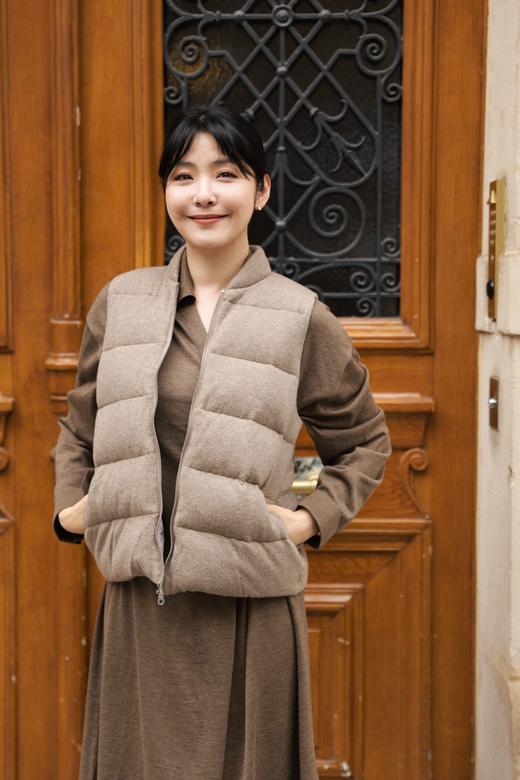 MAISON COVET 纯山羊绒鹅绒马甲上衣 商品图0