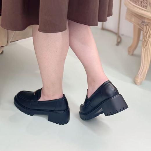 现货！【定制版乐福鞋】全料采用头层牛皮，耐穿耐磨！正码正拍，不用拍大一码！跟高5.5cm，胖宽脚型定制版，英伦风厚底乐福鞋，头层牛皮加宽皮鞋 商品图5