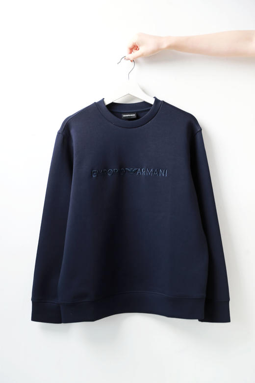 横标重工刺绣，字母提花卫衣。正肩纯色宽松长袖卫衣外套C101566 商品图7