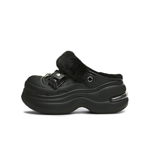 【云粉节】BF楼天美意2025年冬季加绒厚底学院拖鞋女鞋洞洞鞋CIB06DH5吊牌价599活动价439 商品图1