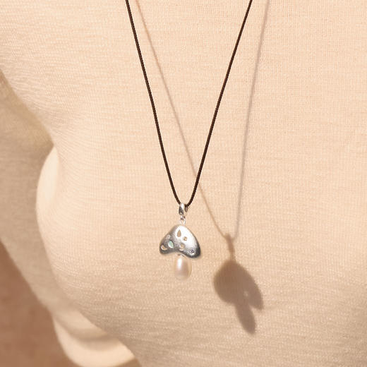 ARSIS｜小森林系列 小魔菇双层叠链项链 商品图2