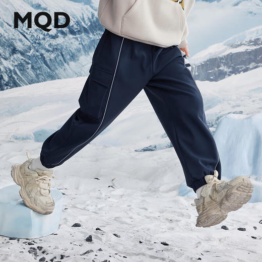 【MQD】冬季男大童潮酷学院风保暖百搭休闲裤 商品图1