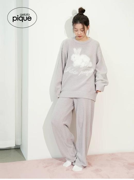 软绵绵来啦～𝐆𝐞𝐥𝐚𝐭𝐨 𝐩𝐢𝐪𝐮*萌兔子奶昔系列家居服套装 商品图8