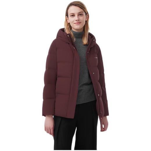 坦博尔 连帽加厚保暖女士短款羽绒服 TBF510368A 商品图1