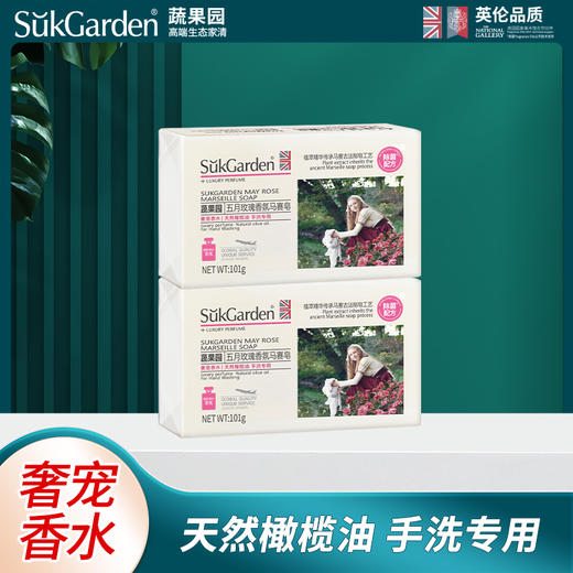 原价19.9 限时折扣9.9元【蔬果园】香氛马赛皂101g*2 商品图0