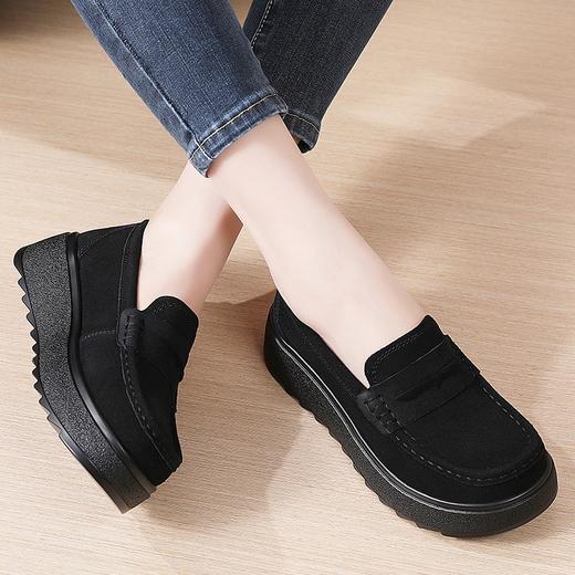 秋冬季大码厚底单鞋摇摇女鞋5939 商品图3