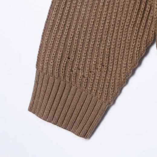 243031SDSA男士秋冬新款痞帅男装潮牌撞色缝线圆领针织衫毛衣百搭休闲 商品图4