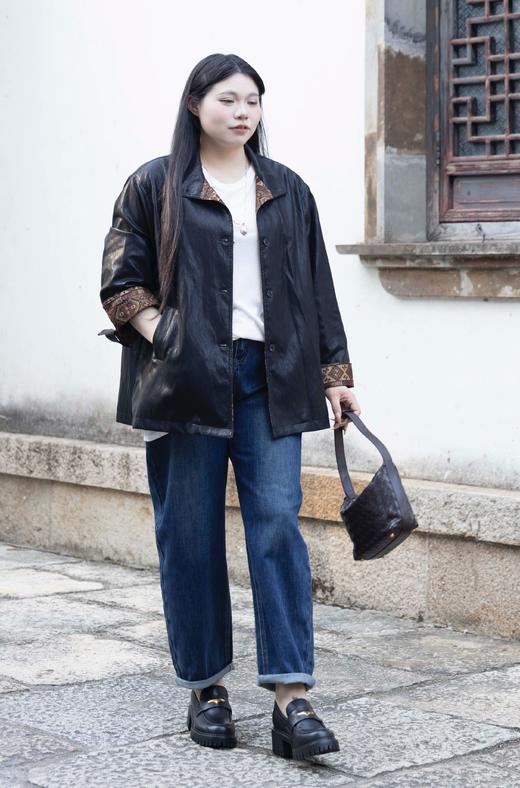 一周内发货！【乌木色羊皮  编织包】手提包，长26，高17，手提带43厘米，原创设计手提编织包！时髦大气的质感乌木色 商品图5