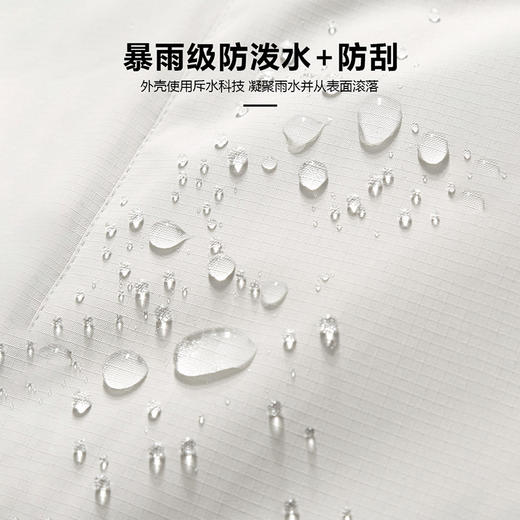 【五色可选】怪兽日记情侣款三合一冲锋衣 多功能 防水防刮 可拆卸内胆 D52-522 商品图2