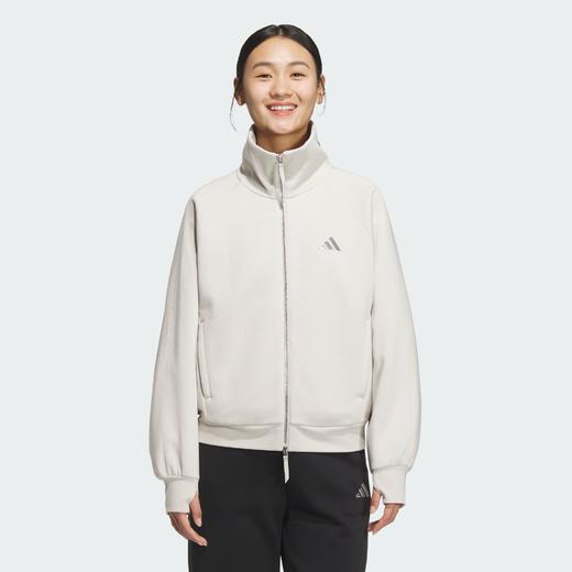 Adidas阿迪达斯MUST HAVES LOGO FLEECE JACKET 加厚运动休闲夹克外套KC0047 商品图0