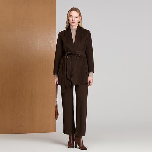 EITIE爱特爱大号贴袋大气实用领部简约设计松弛感保暖大衣8414115 商品图1