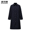 波司登羽绒服2025秋季新款女士长款轻薄菱格小香风外套B250134188 商品缩略图1