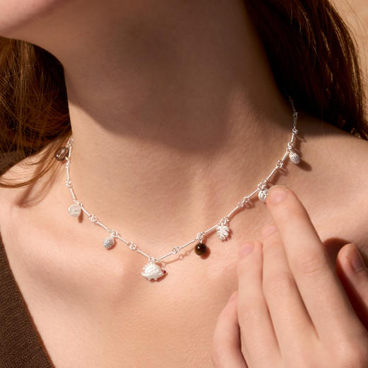 ARSIS｜小森林系列 小刺猬吊坠项链 商品图5