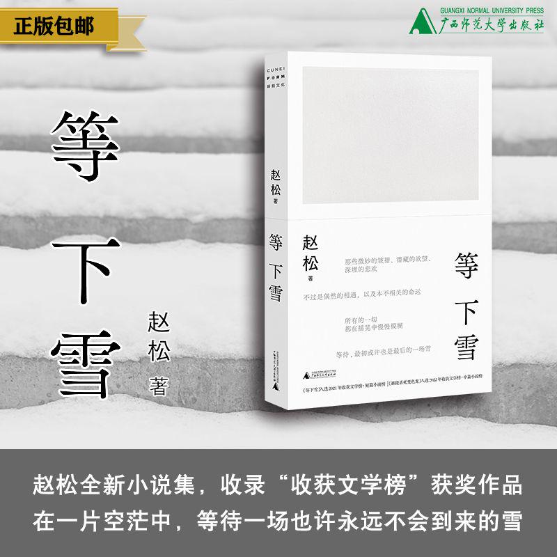 等下雪 赵松/著 赵松、收获文学榜、抚顺故事集、你们去荒野、积木书、广西师范大学出版社