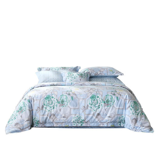 富安娜 纯棉四件套-江山如黛 6916517923969 商品图0