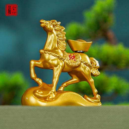 【蓝禧老师推荐】黄铜【马上发财】摆件 商品图2