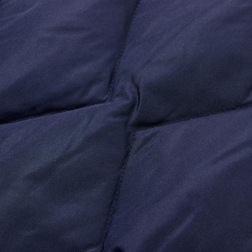 【MQD】童装儿童羽绒冬装学院风牛角扣摇粒绒毛领拼接中长款羽绒服 商品图4