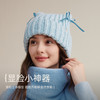 CACUSS针织帽子女秋冬可爱蝴蝶结猫耳帽大头围加厚保暖护耳毛线帽ZZ250718 商品缩略图1