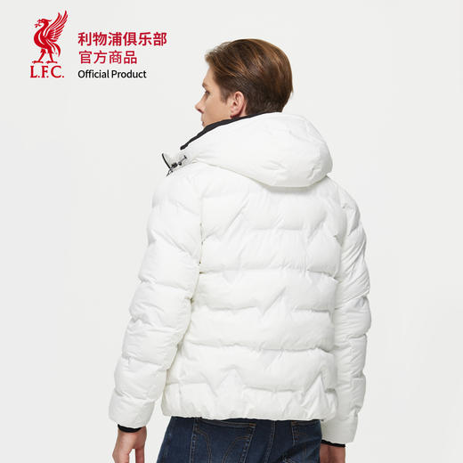 【官方正版】利物浦俱乐部 | 秋冬款白色棉服加厚保暖外套 商品图2