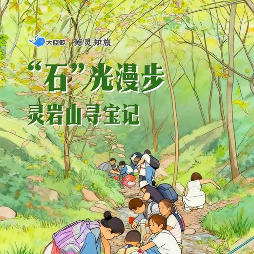大蓝鲸爱研学|【寻雨花石】“石”光漫步，灵岩山寻宝记，穿越亿年时光，解锁大地瑰宝 商品图0