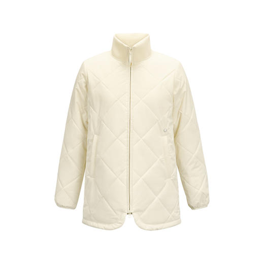 Skechers斯凯奇 女梭织裥棉外套 P424W152-02EP 商品图0