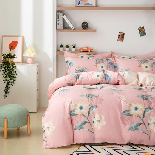 绮露 美家全棉四件套-曼妙花彩 QL-TJ2002 商品图2