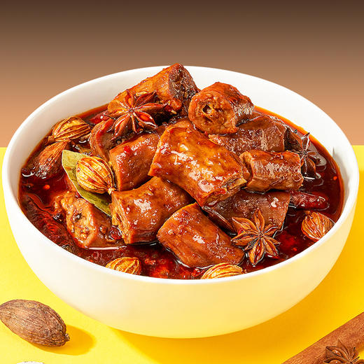 广州酒家 卤鸭脖子鸭锁骨鸭翅根甜辣卤味办公室即食零食解馋小吃 商品图4