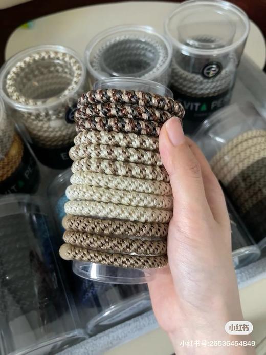 超好用！丹麦品牌郑钦文昆凌同款高弹力加粗发圈头绳12根 商品图14