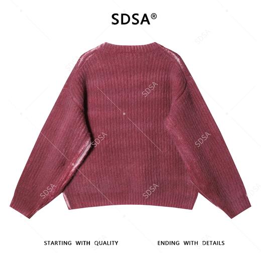 72658SDSA男士秋冬新款痞帅男装极简风净版圆领针织衫毛衣百搭时尚上衣 商品图5