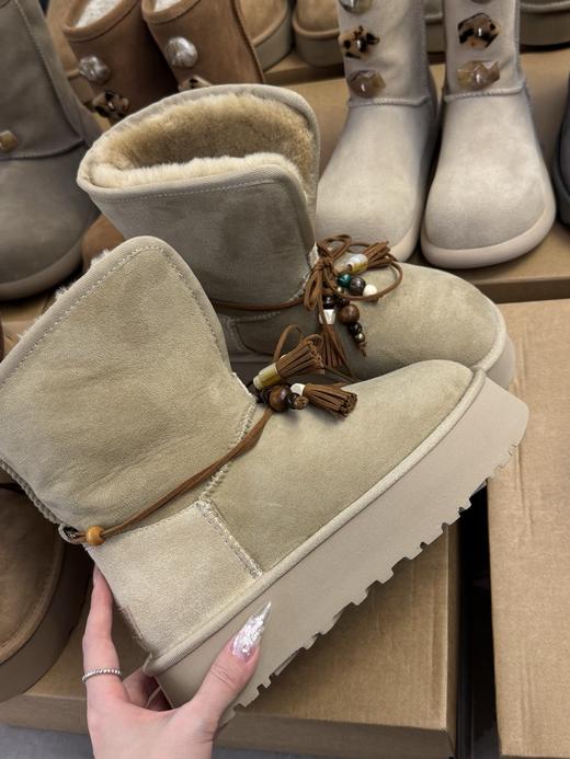 【女款】河南桑坡雪地靴 厚底翻毛流苏靴 35-40码 商品图1
