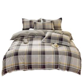 罗曼罗兰 加厚磨毛四件套东时区-灰200*230cm 6925314787444