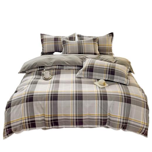 罗曼罗兰 加厚磨毛四件套东时区-灰200*230cm 6925314787444 商品图0