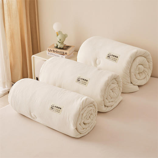 云朵被子秋冬新款A类母婴级原棉大豆纤维被子抗菌水洗棉春秋被芯学生冬被礼品棉被 商品图2