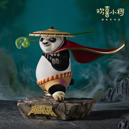 欢喜小将《功夫熊猫》之神龙大侠正版授权潮玩手办桌面摆件礼盒 商品图2