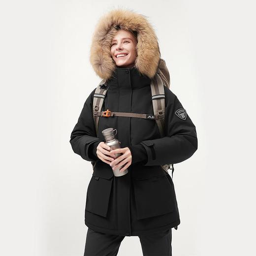 坦博尔 羽绒服女工装大毛领 TBF560520A 商品图3