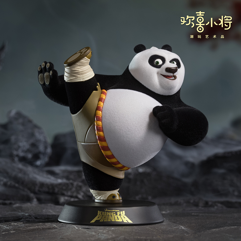 欢喜小将《功夫熊猫》之绝世武功正版授权潮玩手办桌面摆件礼盒