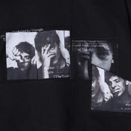 SDSA男士秋冬新款痞帅男装美式人物印花圆领卫衣百搭休闲套头上衣 商品图3