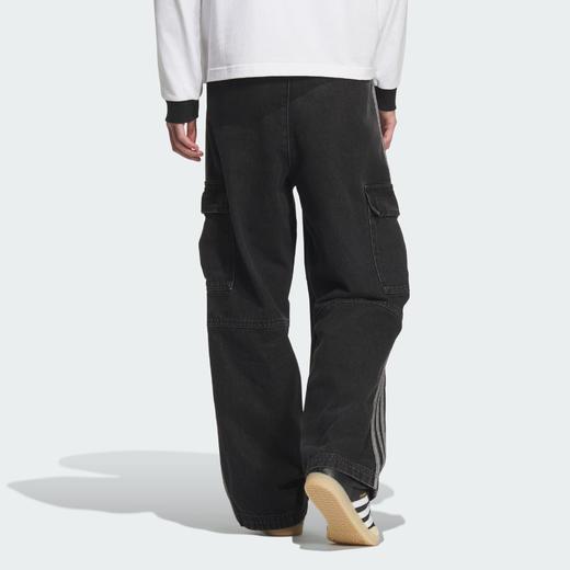 Adidas阿迪达斯BLACK DENIM P 王安宇同款纯棉工装牛仔运动裤KS5978 商品图1