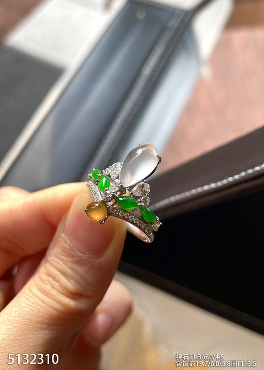 5132310，水滴戒指。具体价格微信咨询 商品图3