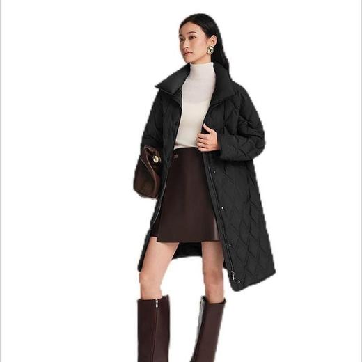 波司登 女脱卸领中长款羽绒服 B250134162 商品图2