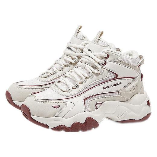 Skechers斯凯奇 女时尚高帮绒里运动鞋 168015-OFWR 商品图0