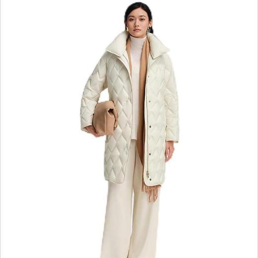 波司登 女脱卸领中长款羽绒服 B250134162 商品图3